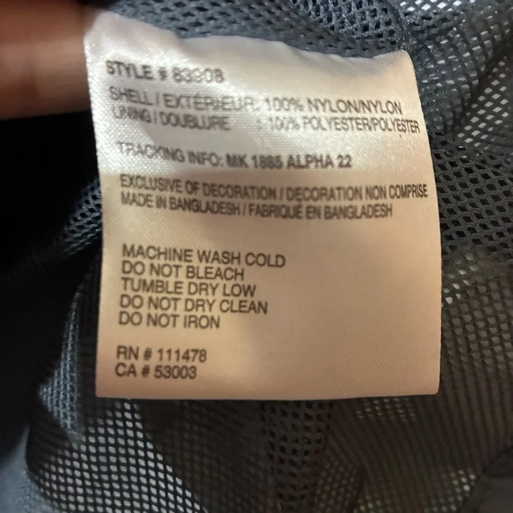 Arctix Stream Raincoat with Hood in Seaport Size Medium